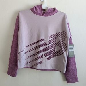 NWT New Balance girl hoodie size M 10-12